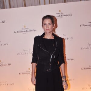 Alice Taglioni enceinte - Soirée à l'hôtel Shangri-La de Paris pour présenter la réouverture prochaine (le 1er novembre 2015) de l'hôtel Shangri-La's Le Touessrok Resort & Spa à l'île Maurice, le 22 septembre 2015.