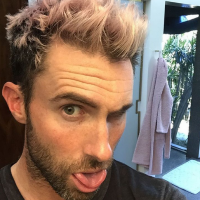 Adam Levine, nouvelle folie capillaire : La star des Maroon 5 s'essaie au rose !