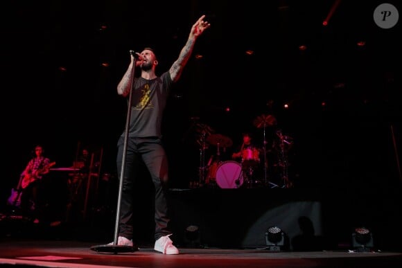 Adam Levine et son groupe Maroon 5 en concert au Zénith à Paris. Le 24 mai 2015 Maroon 5 performed at Zenith in Paris. On may 24th 201524/05/2015 -