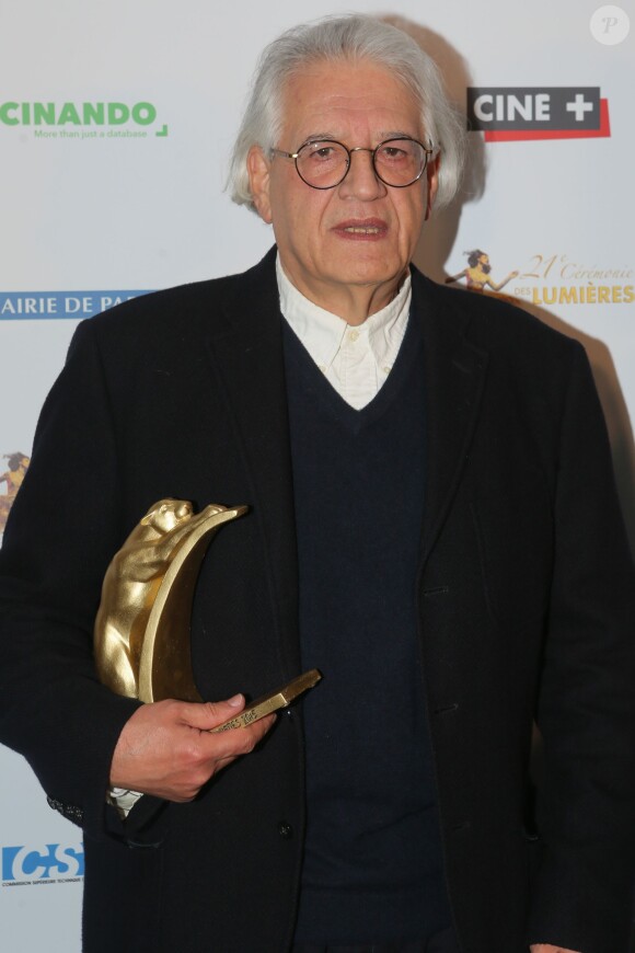 Patricio Guzmán - Les Lauréats de la 21e cérémonie des prix Lumière 2016 à l'espace Pierre Cardin à Paris le 8 février 2016.