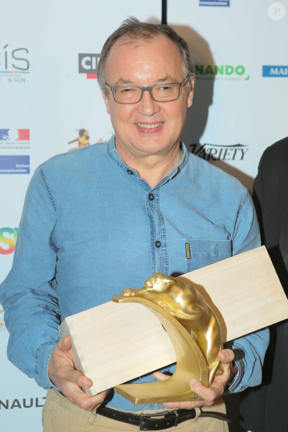 Christian Vincent - Les Lauréats de la 21e cérémonie des prix Lumière 2016 à l'espace Pierre Cardin à Paris le 8 février 2016.