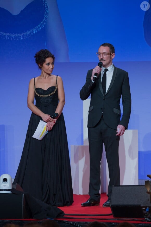 Aïda Touihri, Patrick Fabre - 21ème cérémonie des prix Lumière 2016 à l'espace Pierre Cardin à Paris le 8 février 2016.08/02/2016 - Paris