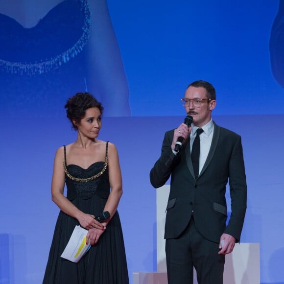 Aïda Touihri, Patrick Fabre - 21ème cérémonie des prix Lumière 2016 à l'espace Pierre Cardin à Paris le 8 février 2016.08/02/2016 - Paris