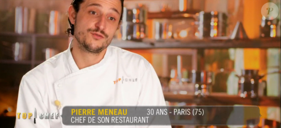 Pierre, fils du chef étoilé Marc Meneau - "Top Chef 2016" sur M6, le 8 février 2016.