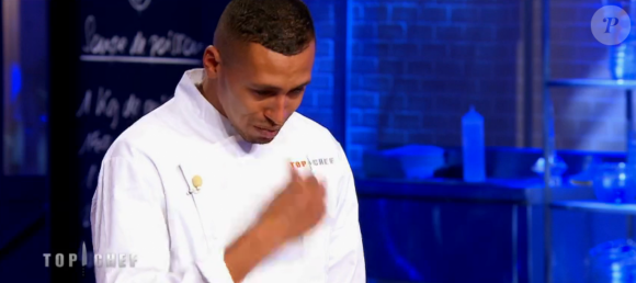 Wilfried, en larmes, est éliminé - "Top Chef 2016" sur M6, le 8 février 2016.