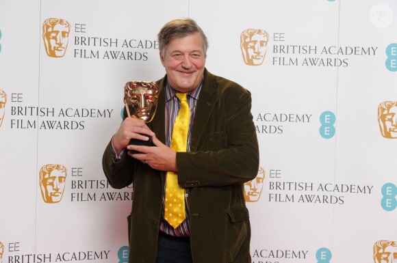 Stephen Fry - Cérémonie des British Academy Film Awards à Londres, le 9 janvier 2015. 9 January 2015.