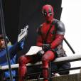 Ryan Reynolds sur le tournage de "Deadpool" à Vancouver, le 15 avril 2015