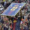 Dernier match plein d'emotions pour Eric Abidal au FC Barcelone le 1er juin 2013 au Camp Nou.
