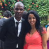 Eric Abidal et sa femme Hayet - juillet 2015