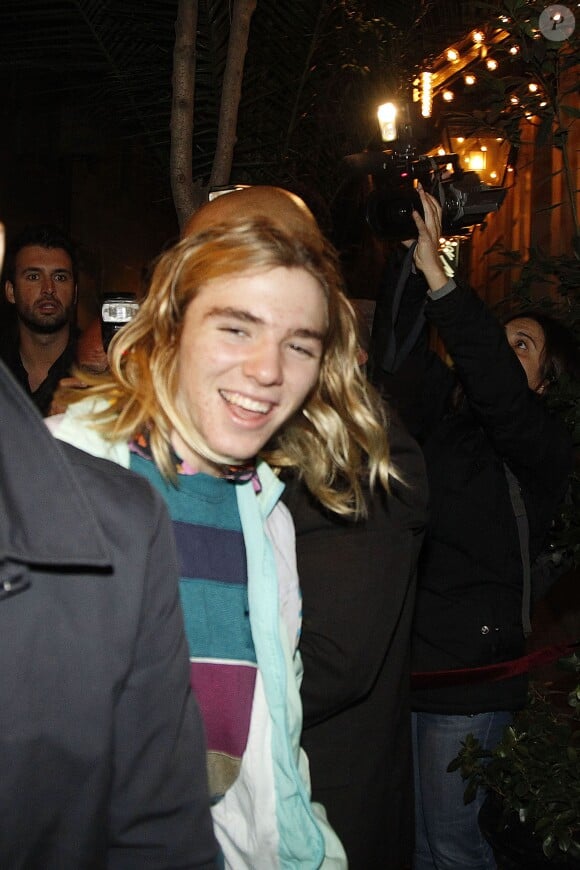 Rocco, le fils de Madonna dans les rues de Barcelone, le 23 novembre 2015