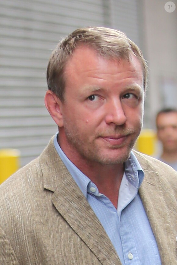 Guy Ritchie en pleine promotion de son nouveau film "The man from U.N.C.L.E" à New York, le 11 aout 2015