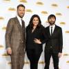 Charles Kelley, Hillary Scott, Dave Haywood (groupe Lady Antebellum) - Personnalites lors du 50e anniversaire du magazine "Sports Illustrated Swimsuit Issue" a Los Angeles, le 14 janvier 2014.
