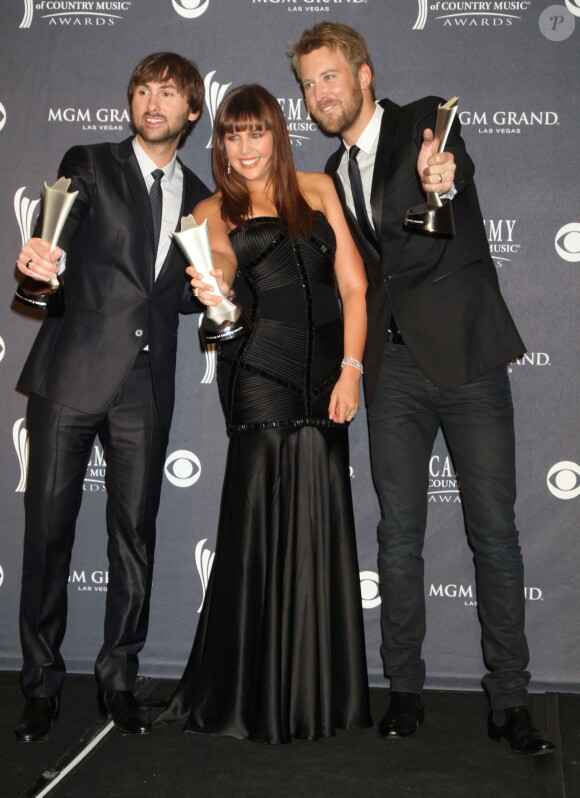 Le groupe Lady Antebellum au 46e country music awards à Las Vegas, le 3 avril 2011