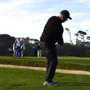 Bill Murray à l'AT&T Pebble Beach Pro-Am de Spyglass Hill le 11 février 2016 à Pebble Beach.