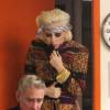 Lady Gaga se fait tatouer sur les côtes le visage de David Bowie par Mark Mahoney au Shamrock Social Club de West Hollywood, le 13 février 2016
