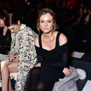 Diane Kruger assiste au défilé Prabal Gurung (collection automne-hiver 2016-2017) au Skylight at Moynihan Station. New York, le 14 février 2016.