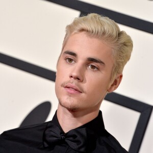 Justin Bieber lors de la 58e cérémonie des Grammy Awards au Staples Center de Los Angeles, le 15 février 2016.