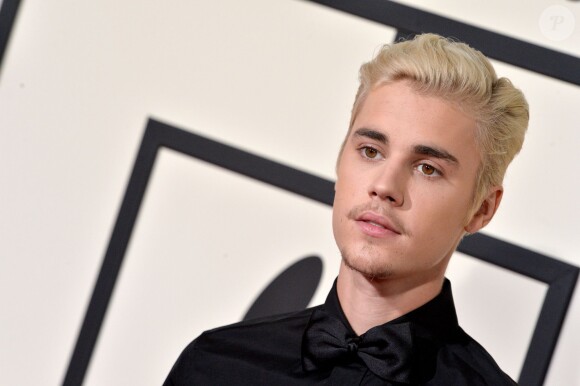Justin Bieber lors de la 58e cérémonie des Grammy Awards au Staples Center de Los Angeles, le 15 février 2016.