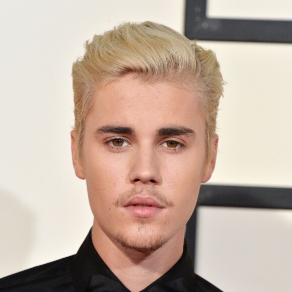 Justin Bieber lors de la 58e cérémonie des Grammy Awards au Staples Center de Los Angeles, le 15 février 2016.