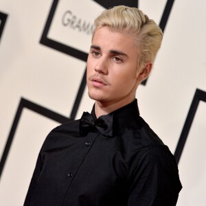 Justin Bieber lors de la 58e cérémonie des Grammy Awards au Staples Center de Los Angeles, le 15 février 2016.