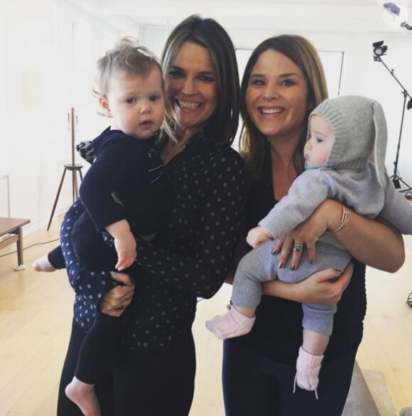Jenna Bush Hager et sa fille Poppy, à droite. Instagram, janvier 2016
