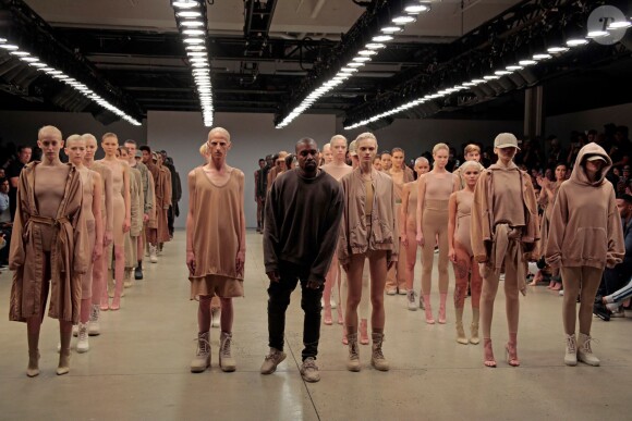 Présentation de la collection YEEZY Season 2 à New York. Septembre 2015.