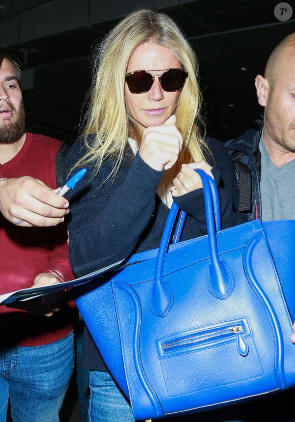 Gwyneth Paltrow à l'aéroport LAX de Los Angeles Le 27 janvier 2016