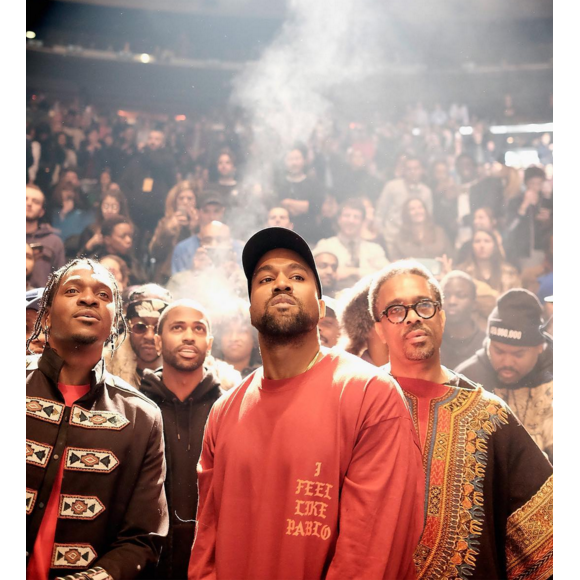 Kanye West - Présentation YEEZY Season 3 au Madison Square Garden. New York, le 11 février 2016.