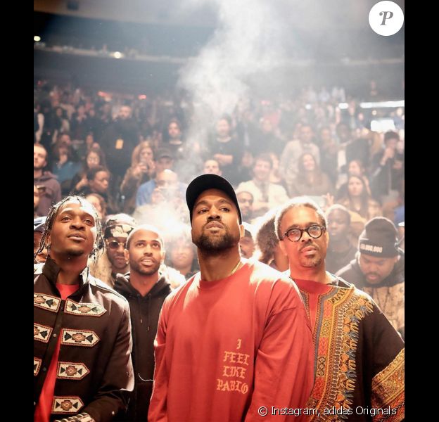 Kanye West - Présentation YEEZY Season 3 au Madison Square Garden. New York, le 11 février 2016.