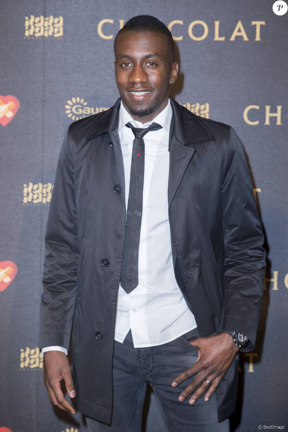Blaise Matuidi lors de l'avantpremière du film Chocolat au Gaumont