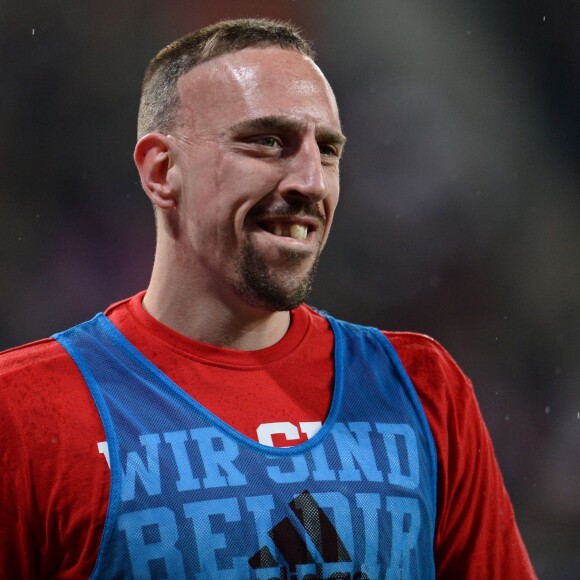 Franck Ribéry lors du match de Bundesliga entre le FC Augsburg et le Bayern Munich à la WWK-Arena d'Augsburg, le 14 février 2016