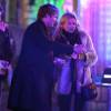 Exclusif - Kate Moss et son supposé compagnon Nikolaï Von Bismarck passent un moment à la fête foraine avec Lila Grace, la fille de Kate à Londres le 27 novembre 2015.