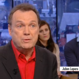 Julien Lepers dans Le Supplément sur Canal+, le dimanche 21 février 2016.