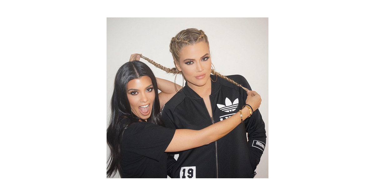 Khloé Et Sa Soeur Kourtney Kardashian Photo Publiée Sur Instagram Au