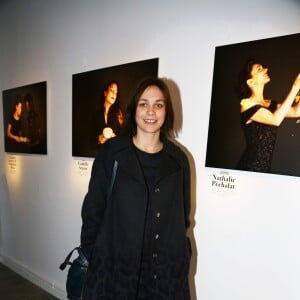 Nathalie Péchalat à l'Exposition "Les Filles à Fromage" à la Milk Factory à Paris, le 12 mars 2015