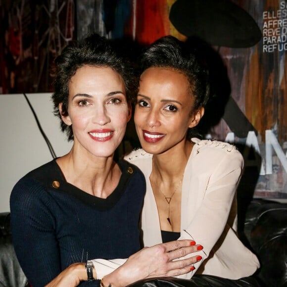 Exclusif - Sonia Rolland, Linda Hardy - Sonia Rolland fête ses 35 ans au restaurant "l'Atelier des Artistes" à Paris le 13 février 2016.