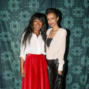 Exclusif - Sonia Rolland, Nadège Beausson-Diagne - Sonia Rolland fête ses 35 ans au restaurant "l'Atelier des Artistes" à Paris le 13 février 2016.