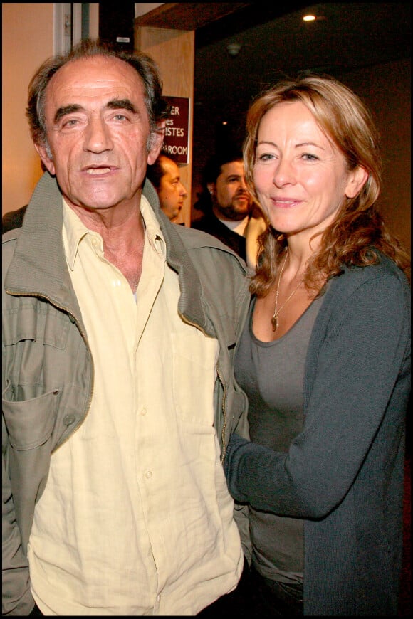 Exclusif - Richard Bohringer et sa femme Astrid à Paris le 26 octobre 2007.