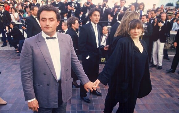 Richard Bohringer et sa femme Astrid à Cannes en 1987