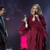 Adele récompensée - Cérémonie des BRIT Awards 2016 à l'O2 Arena à Londres, le 24 février 2016.