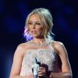 Kylie Minogue - Cérémonie des BRIT Awards 2016 à l'O2 Arena à Londres, le 24 février 2016.