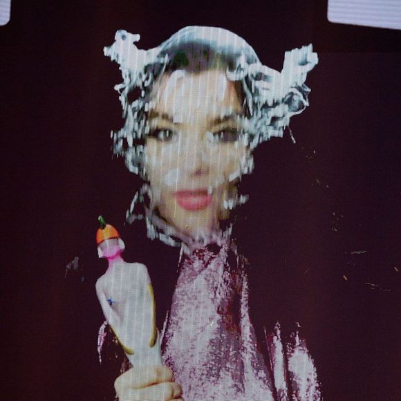 Björk - Cérémonie des BRIT Awards 2016 à l'O2 Arena à Londres, le 24 février 2016.