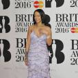 Rihanna - Cérémonie des BRIT Awards 2016 à l'O2 Arena à Londres, le 24 février 2016.