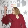Adele - Cérémonie des BRIT Awards 2016 à l'O2 Arena à Londres, le 24 février 2016.