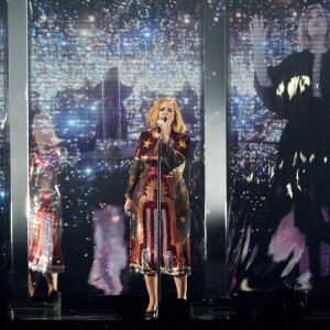 Adele - Cérémonie des BRIT Awards 2016 à l'O2 Arena à Londres, le 24 février 2016.