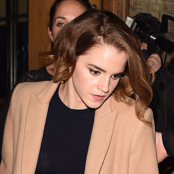 Emma Watson à Londres le 8 décembre 2015.