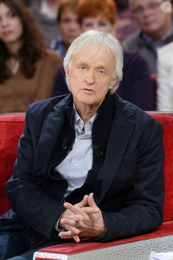 Dave, lors de l'enregistrement de Vivement Dimanche à Paris le 24 février 2016 (diffusion le dimanche 28 février 2016). © Coadic Guirec