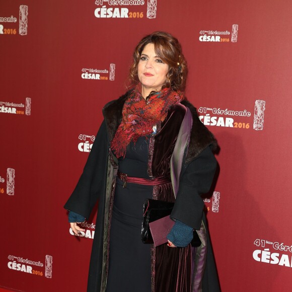 Agnès Jaoui - Photocall lors de la 41ème cérémonie des Cesar au théâtre du Châtelet à Paris, le 26 février 2016. © Borde-Jacovides/Bestimage