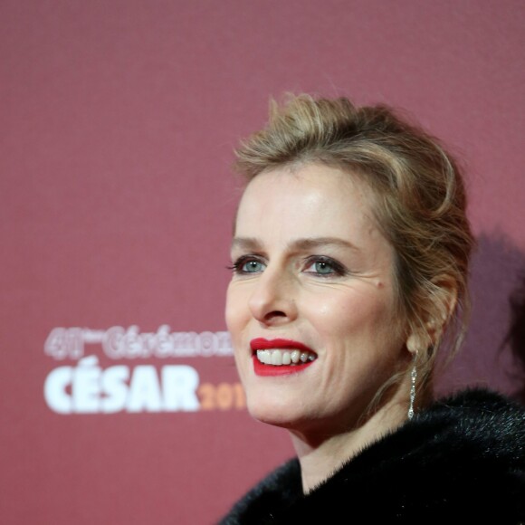 Karin Viard - Photocall lors de la 41ème cérémonie des Cesar au théâtre du Châtelet à Paris, le 26 février 2016. © Borde-Jacovides/Bestimage