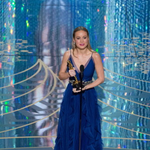 Brie Larson (Oscar de la meilleure actrice pour le film "Room") - Intérieur - 88ème cérémonie des Oscars à Hollywood, le 28 février 2016.